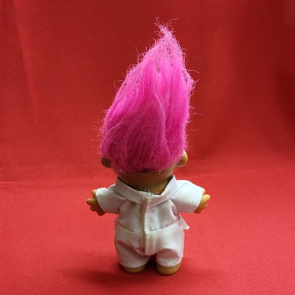 Vintage Russ Master Chef Troll Pink Hair - Picture 3 of 13